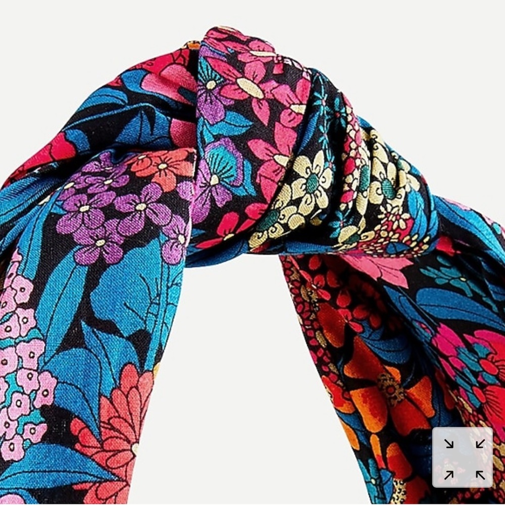 J. Crew Turban Knot Headband In Liberty® Print - Picture 3 of 6